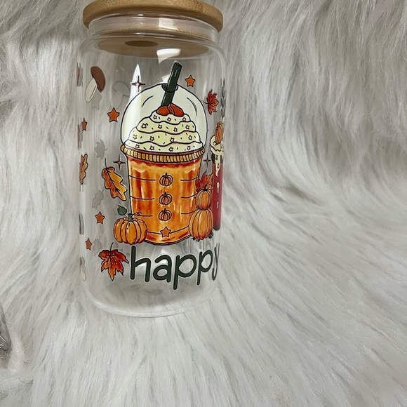 Happy Fall Ya’LL Beer Glass Coffee 16 Oz - Picture 3 of 7